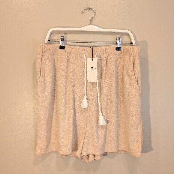 7 For All Mankind Shorts Soft Lounge Pockets Drawstring Pajamas - Size XL - Picture 1 of 6